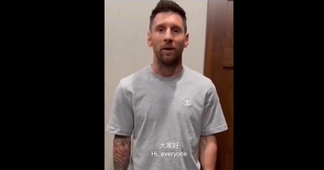 体育视频直播-梅西通过视频回应缺阵事件：已尽力，但无法登场